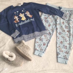 Disney Sleepwear Set Chip and Dale